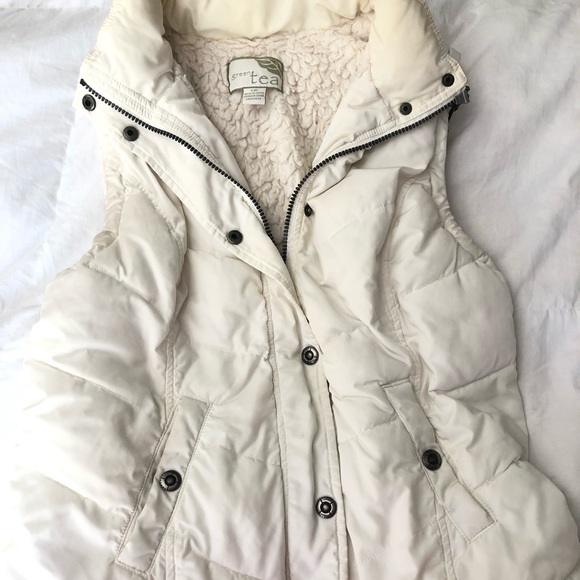 Jackets & Blazers - WARM Green Tea Puffer Vest SIZE LARGE